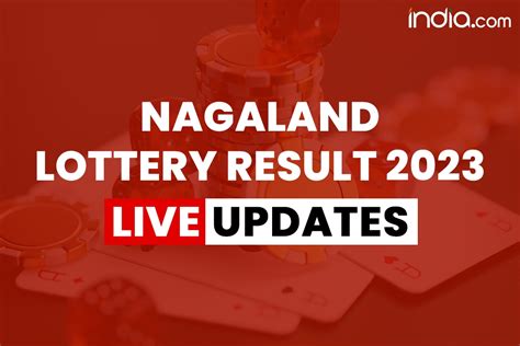 Nagaland State Lottery Result Sambad November 20 For 8PM .